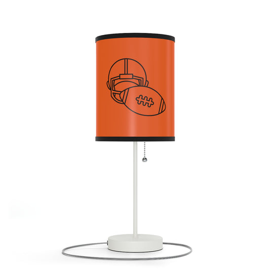 Lamp on a Stand, US|CA plug: Football Orange