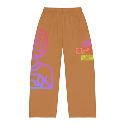 Men's Pajama Pants: Gaming Lite Brown