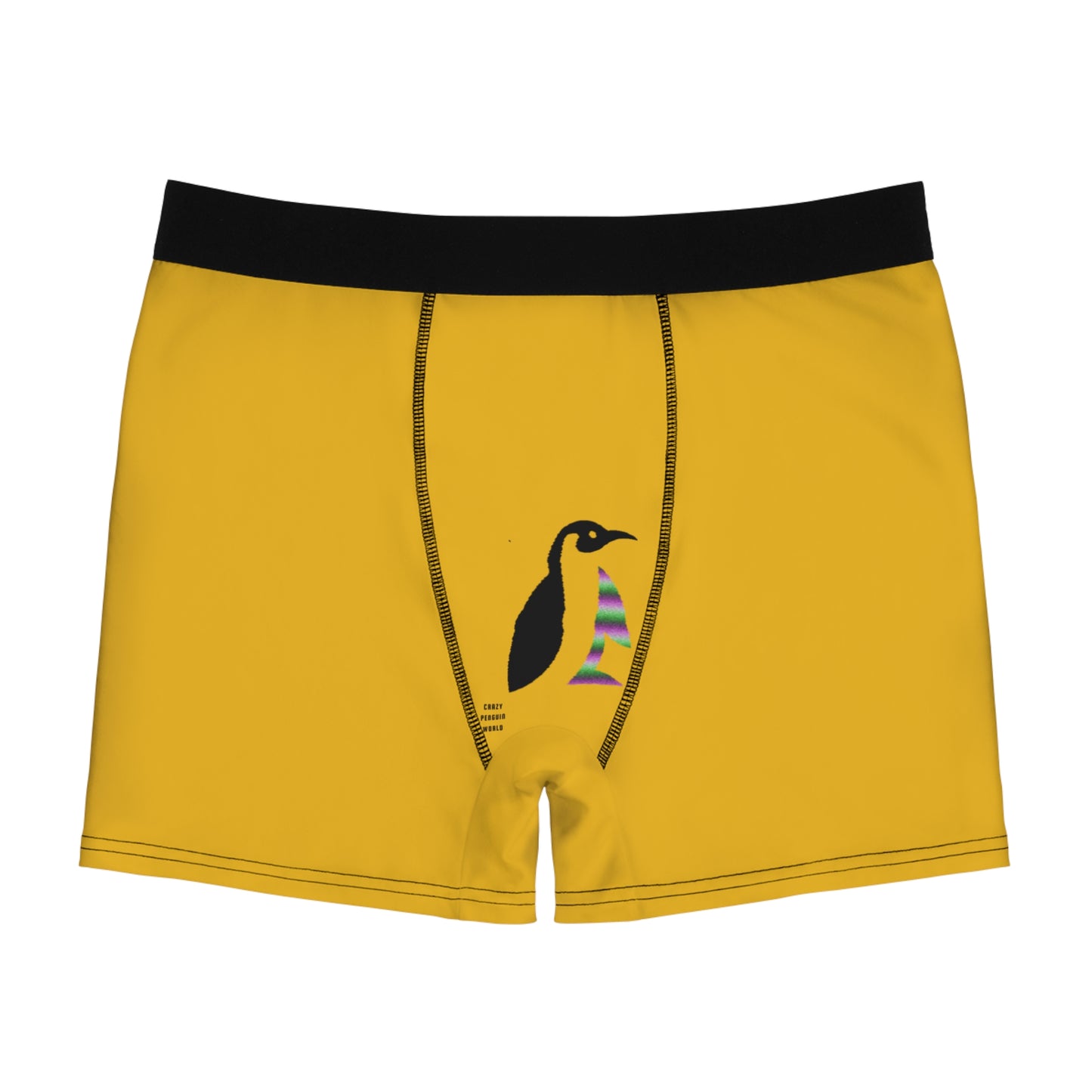 Men's Boxer Briefs: Hockey Yellow