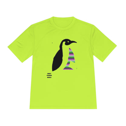 Moisture Wicking Tee: Crazy Penguin World Logo #2