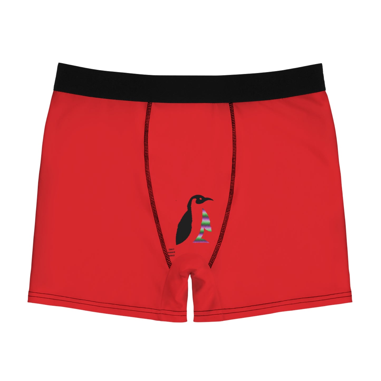 Men's Boxer Briefs: Racing Red