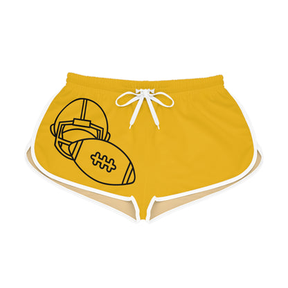 Women's Relaxed Shorts: Football Yellow