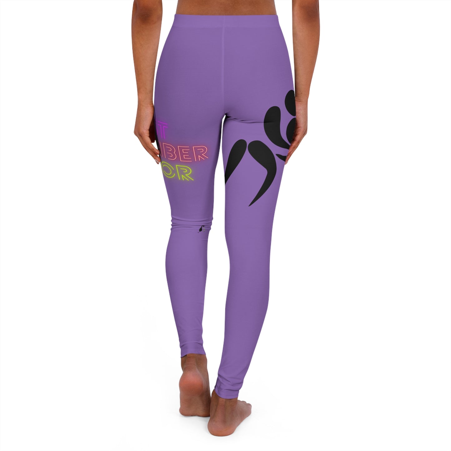 Women's Spandex Leggings: Wrestling Lite Purple