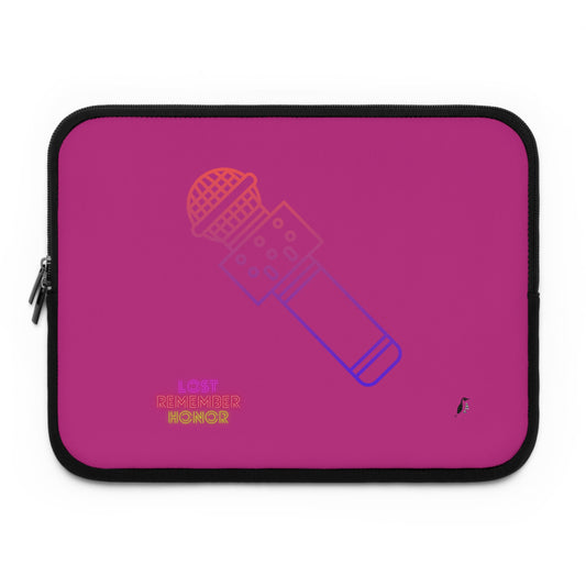 Laptop Sleeve: Music Pink