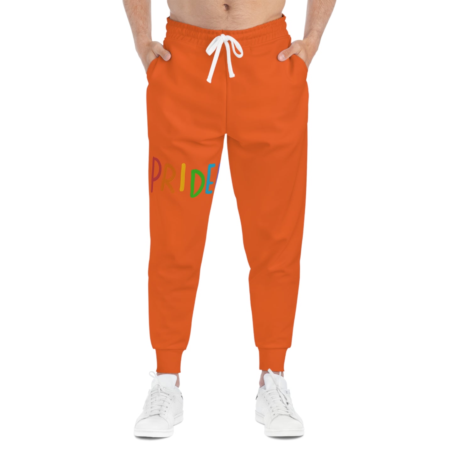 Athletic Joggers: LGBTQ Pride Orange