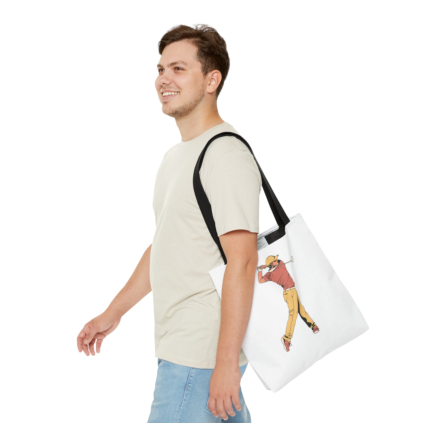 Tote Bag: Golf White