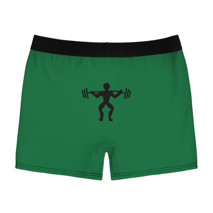 Men's Boxer Briefs: Weightlifting Dark Green