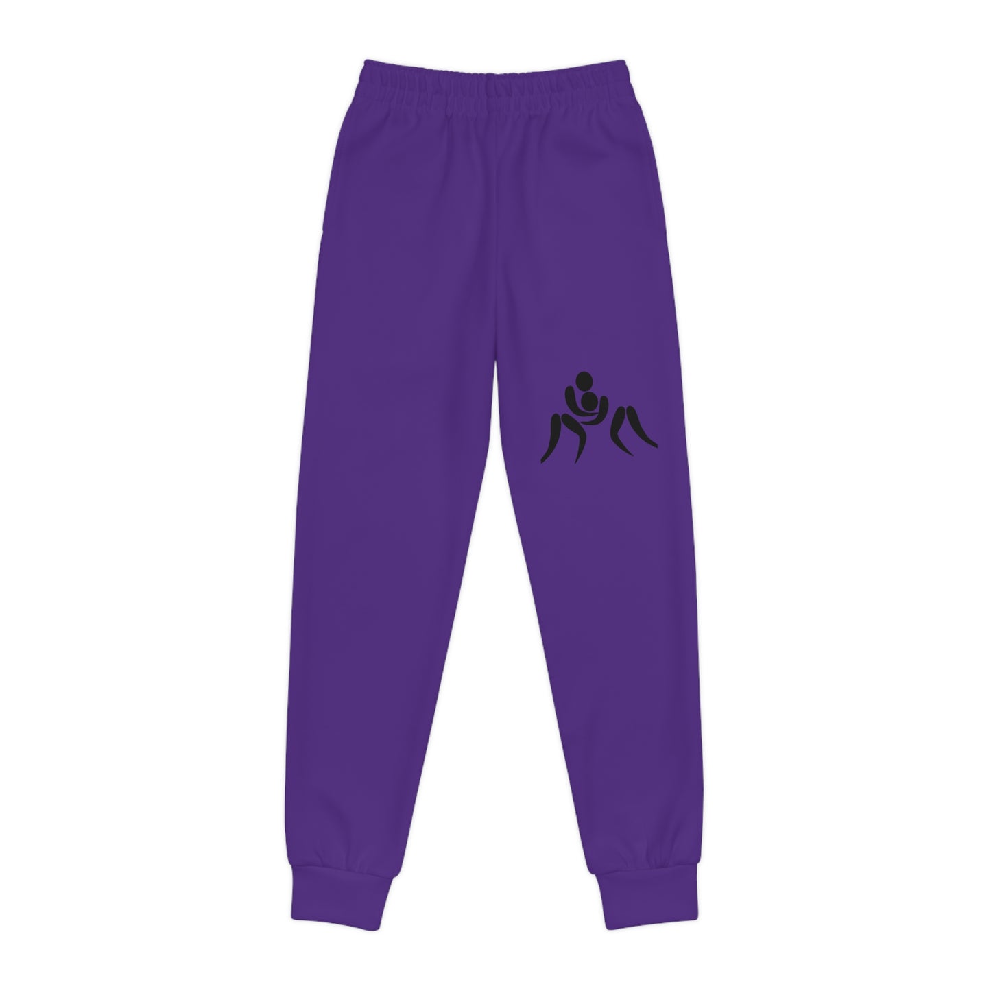 Youth Joggers: Wrestling Purple