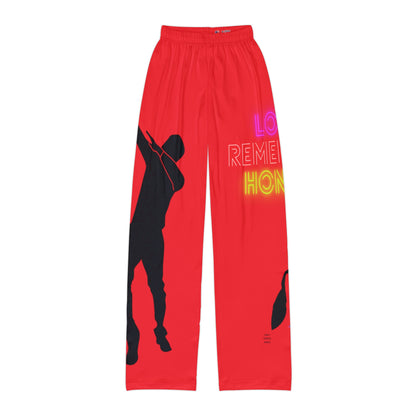 Kids Pajama Pants: Dance Red