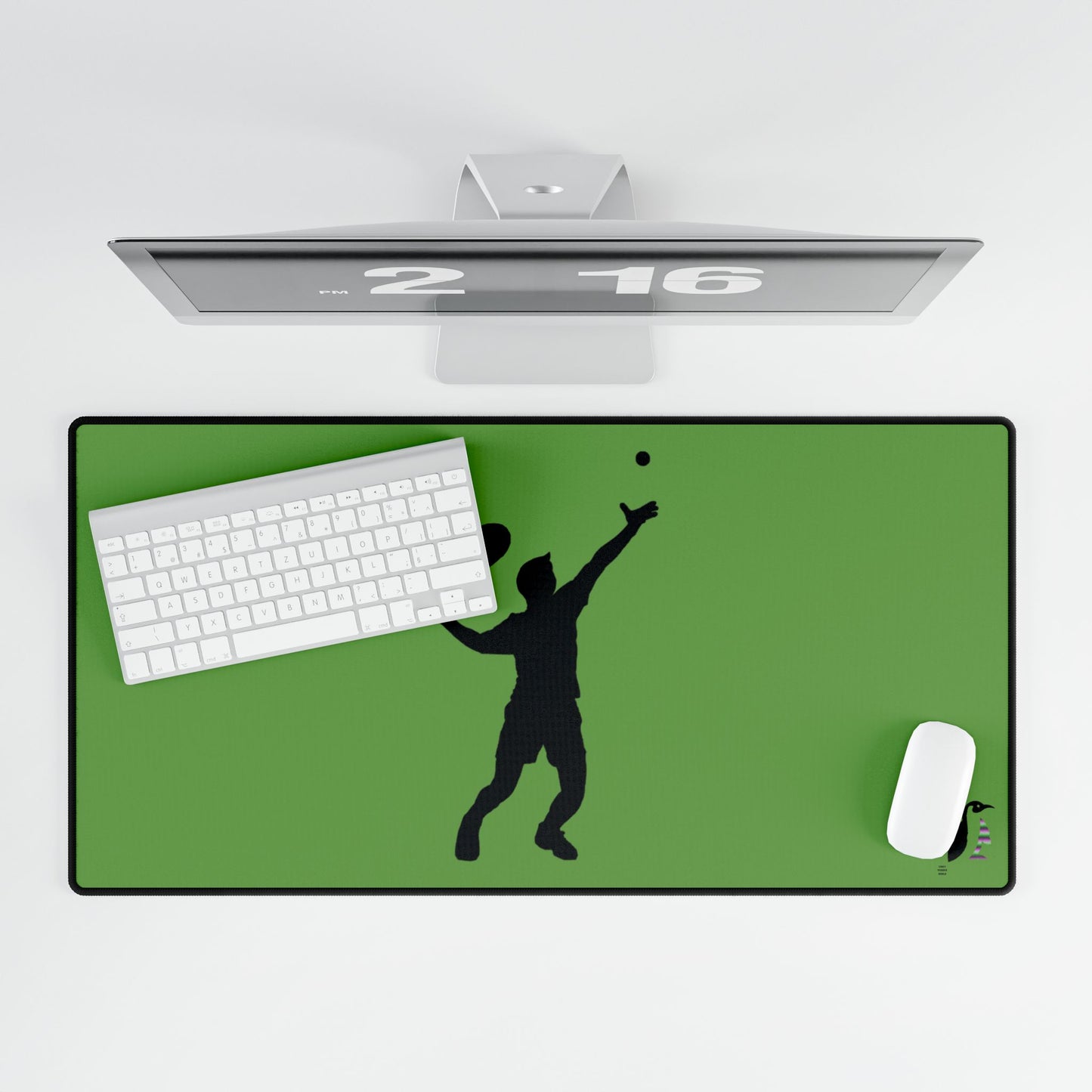 Desk Mats: Tennis Green