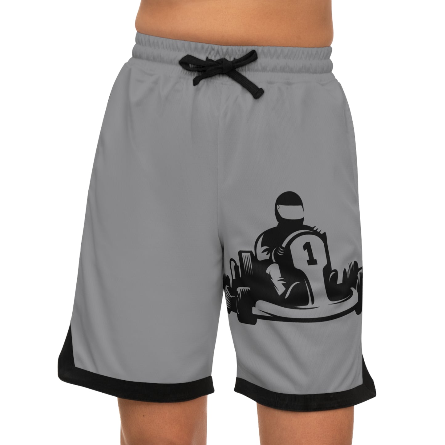 Basketball Rib Shorts: Racing Grey