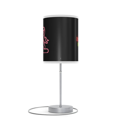 Lamp on a Stand, US|CA plug: Fight Cancer Black