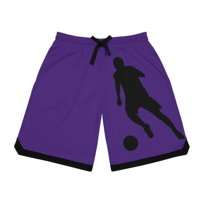 Basketball Rib Shorts: Soccer Purple