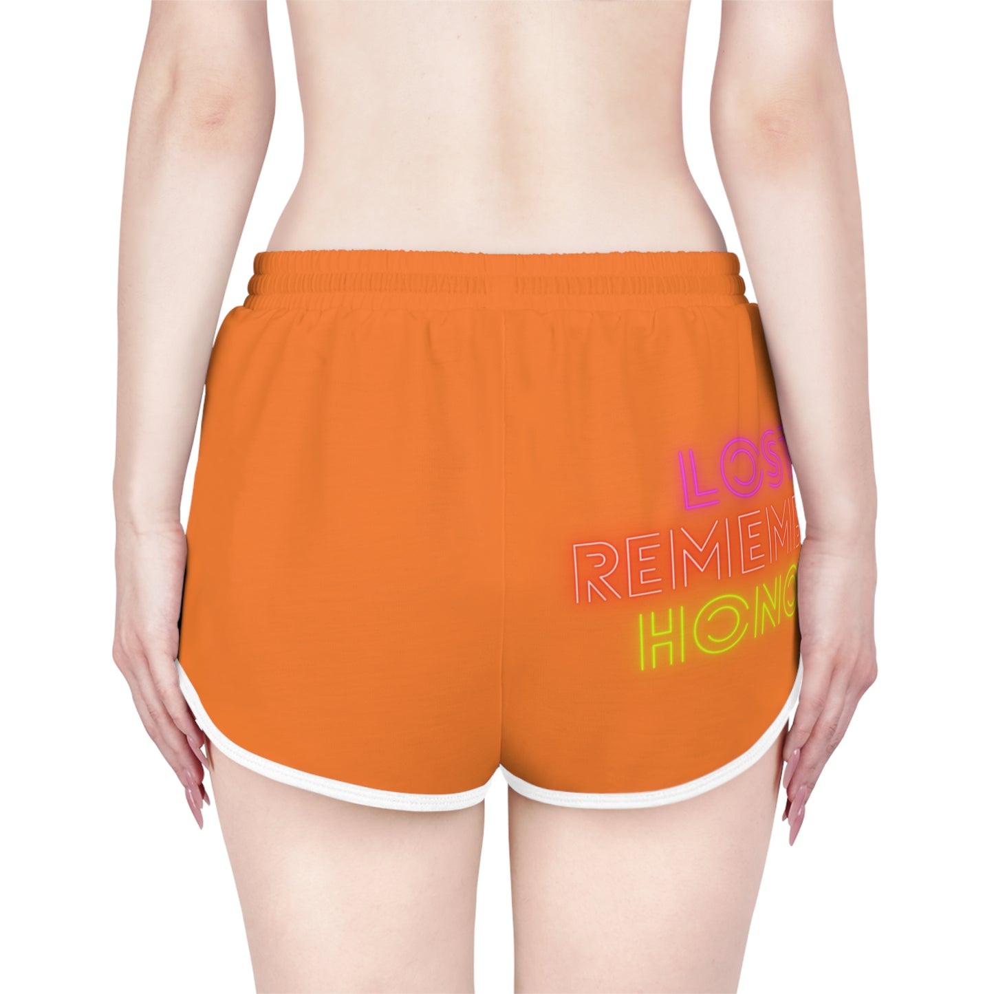 Women's Relaxed Shorts: Crazy Penguin World Logo Crusta