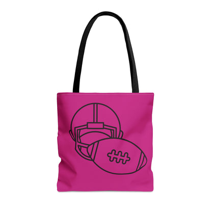 Tote Bag: Football Pink