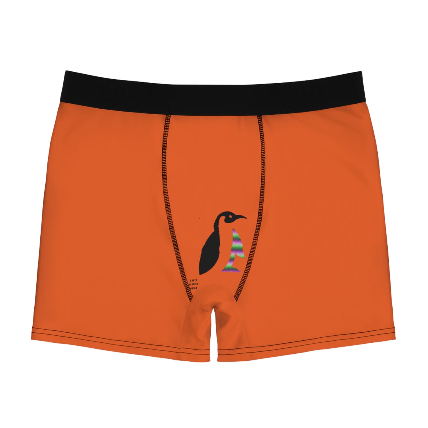 Men's Boxer Briefs: Baseball Orange