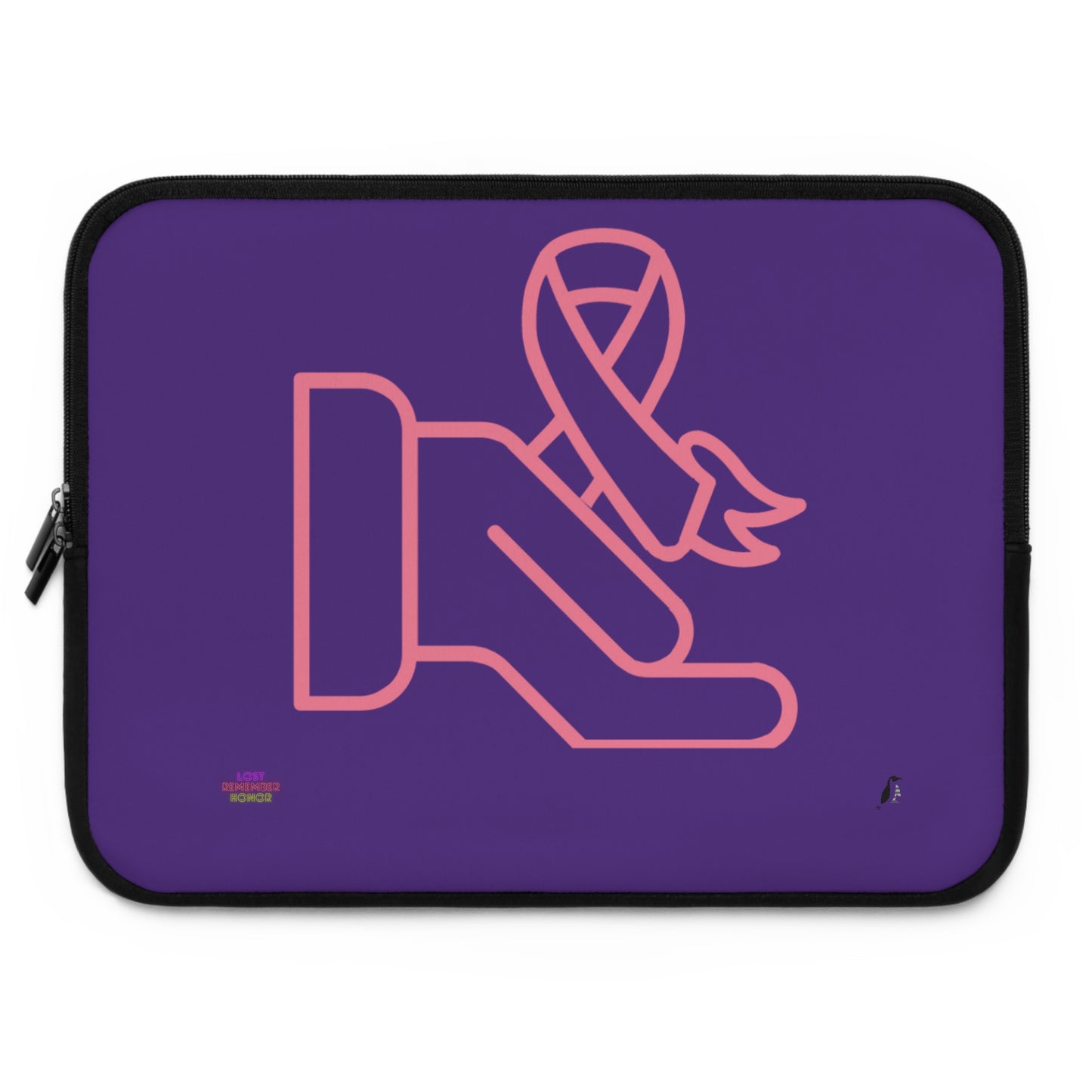 Laptop Sleeve: Fight Cancer Purple