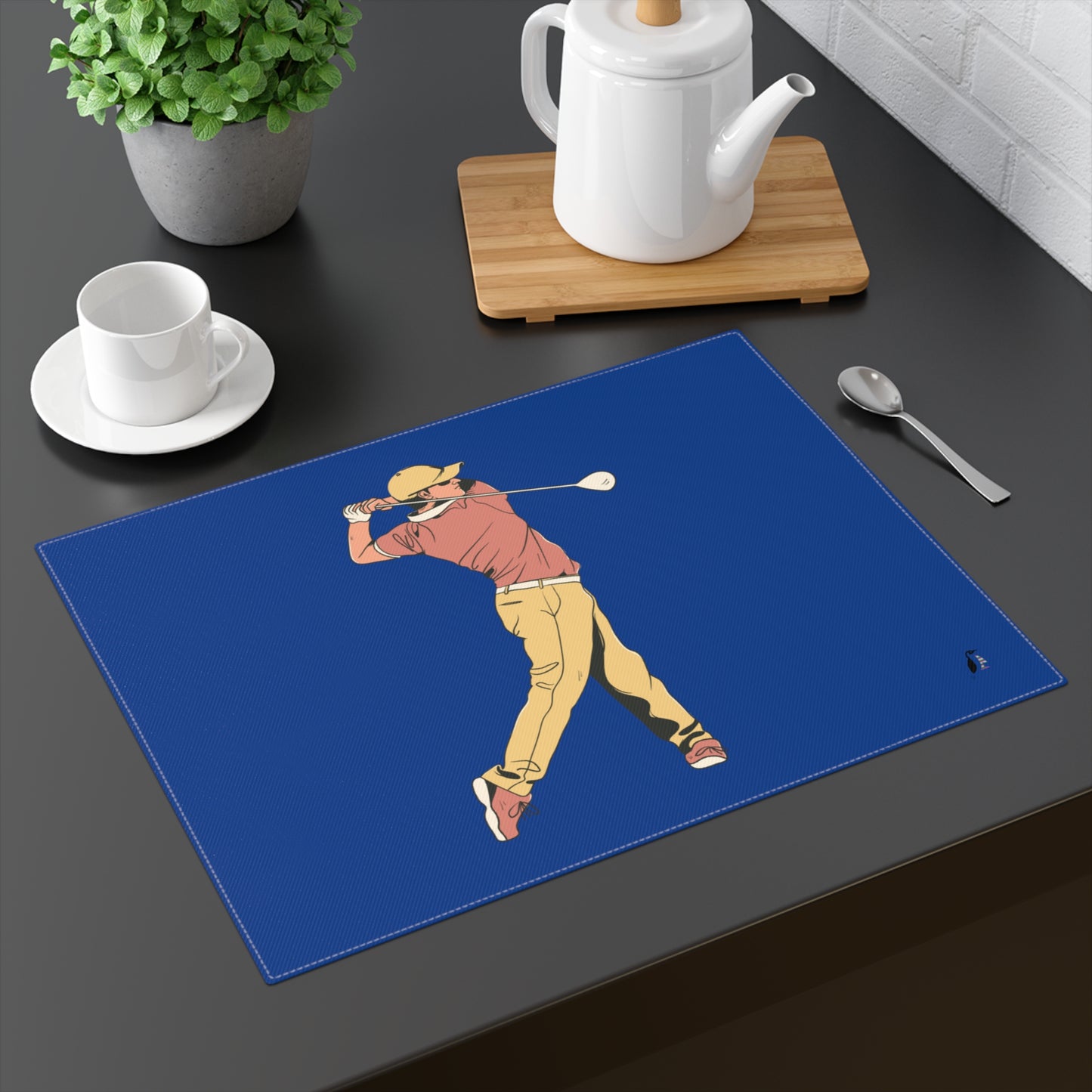 Placemat, 1pc: Golf Dark Blue