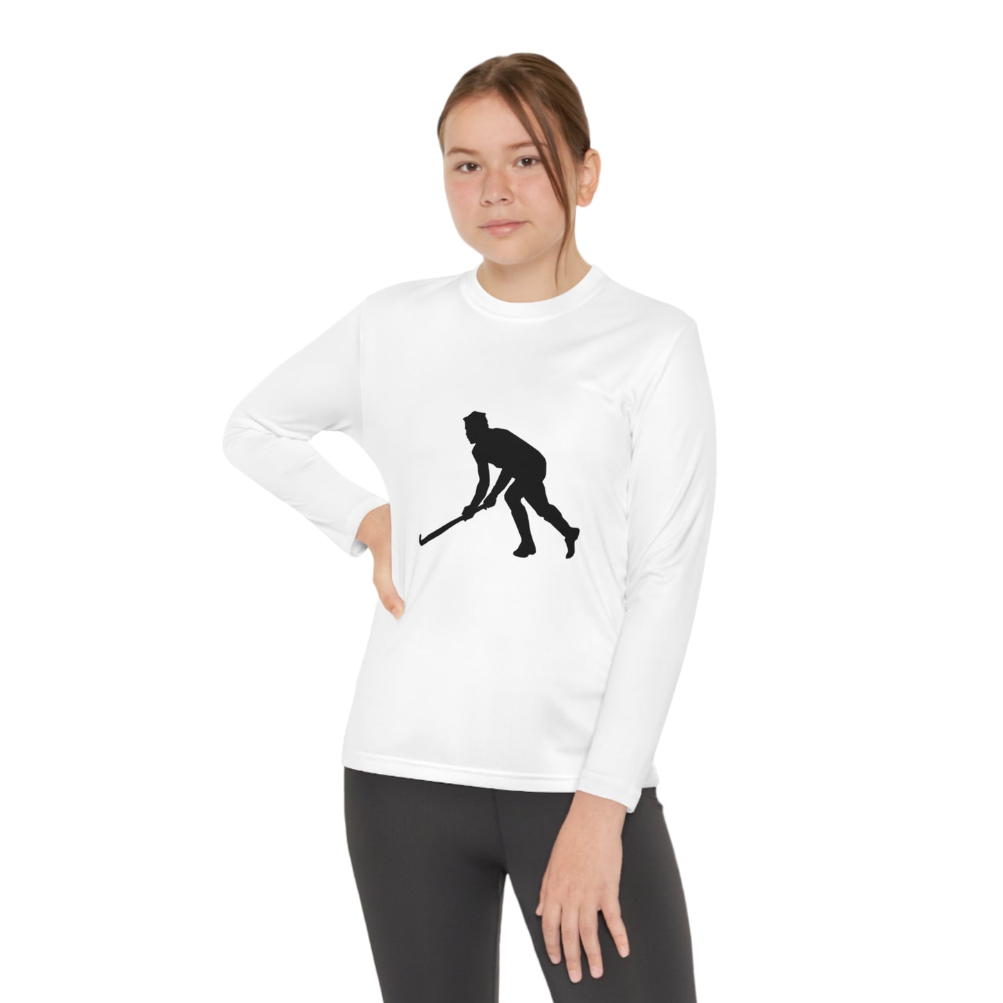 Youth Long Sleeve Competitor Tee: Hockey 