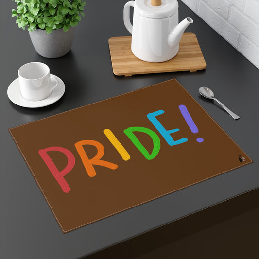 Placemat, 1pc: LGBTQ Pride Brown