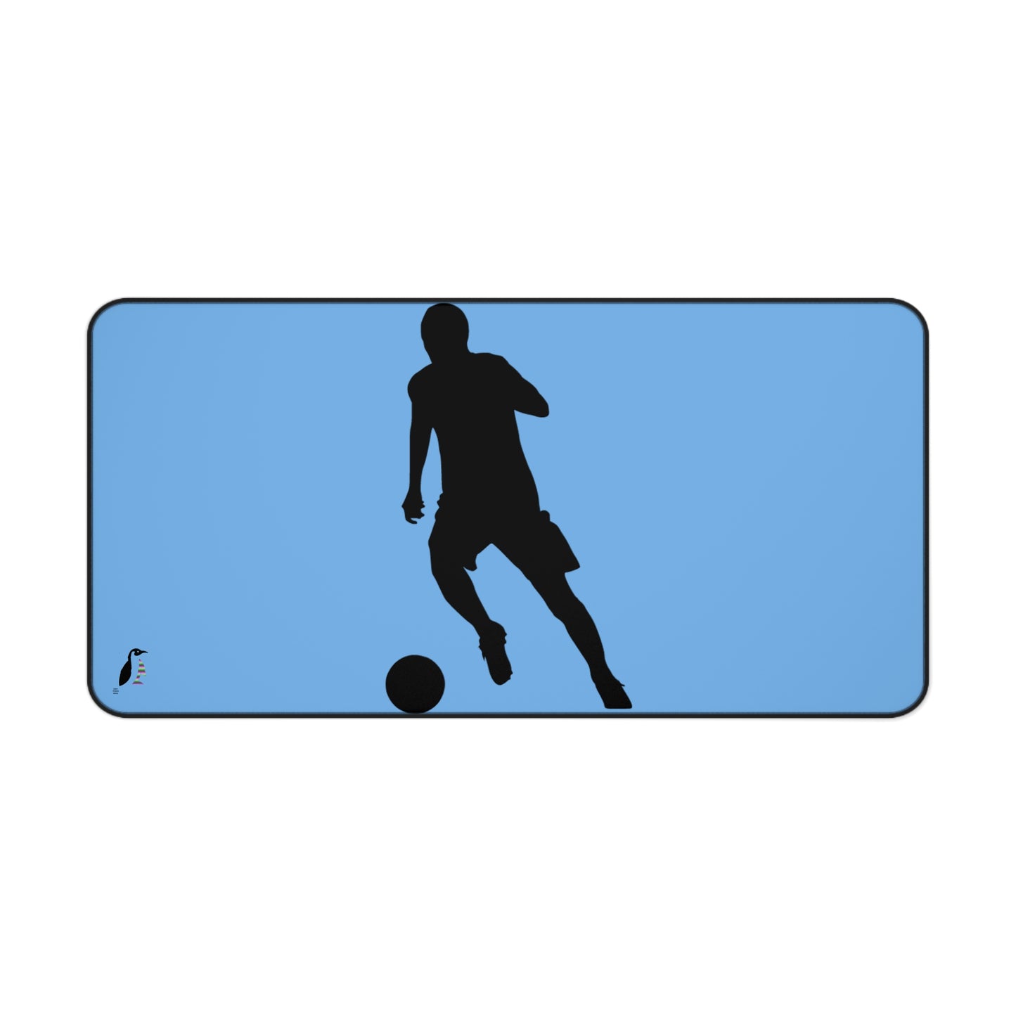 Desk Mat: Soccer Lite Blue