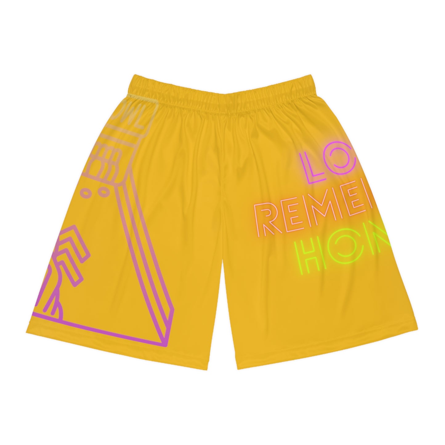 Basketball Shorts: Bowling Yellow