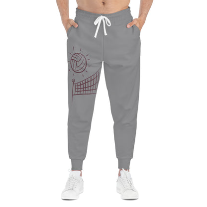 Athletic Joggers: Volleyball Grey