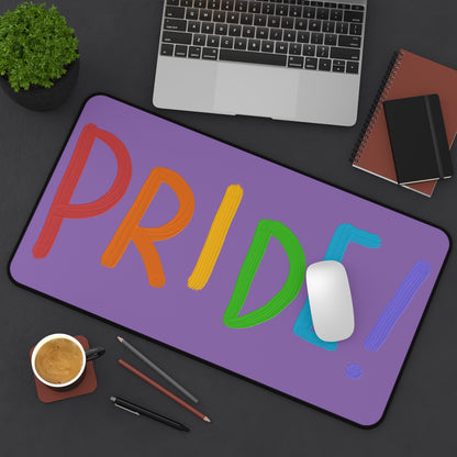 Desk Mat: LGBTQ Pride Lite Purple