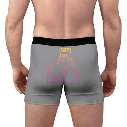 Men's Boxer Briefs: Bowling Grey