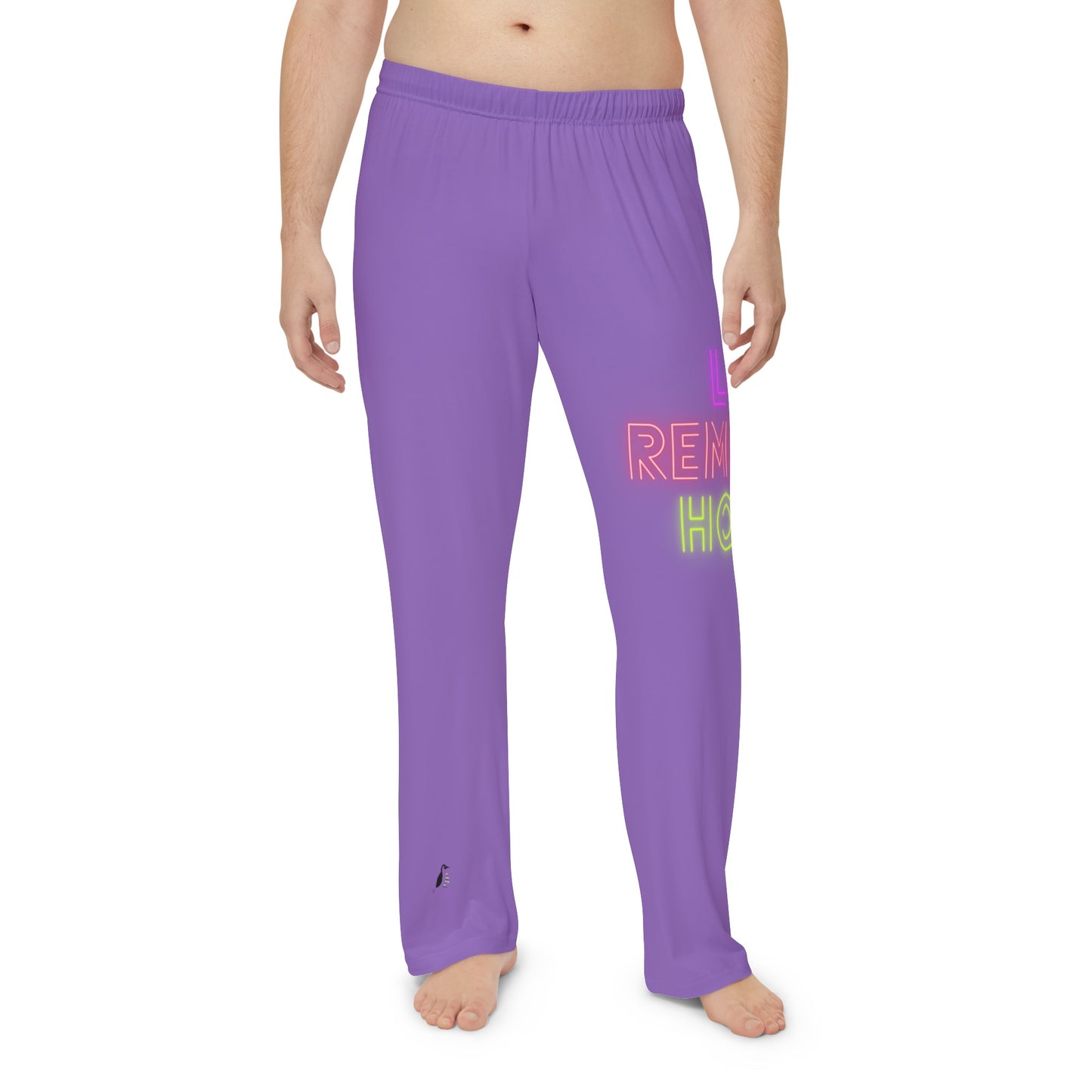 Men's Pajama Pants: Lost Remember Honor Lite Purple