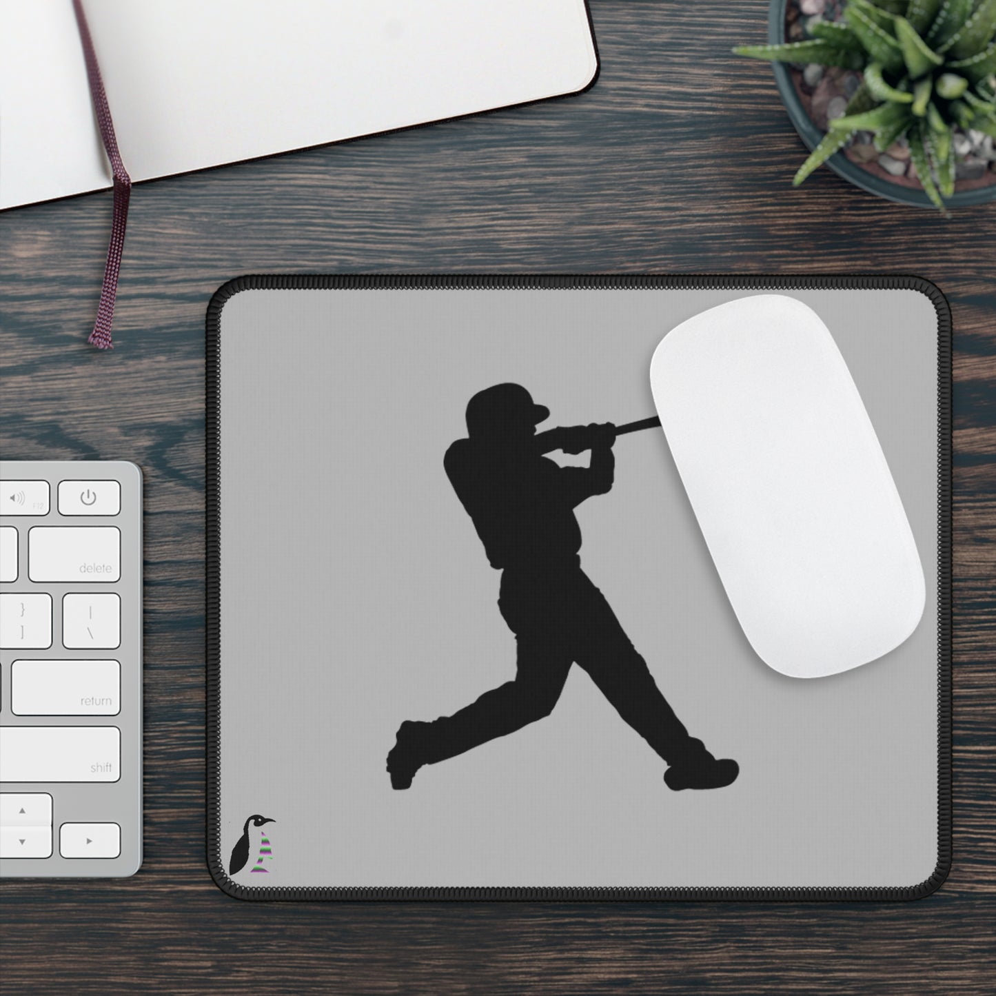 Gaming Mouse Pad: Baseball Lite Grey