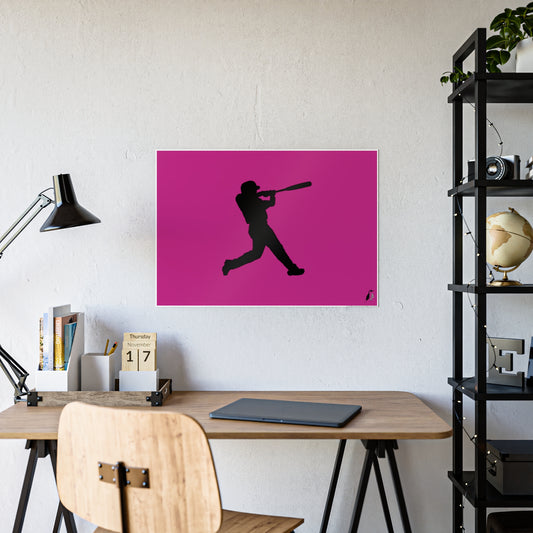 Gloss Posters: Baseball Pink