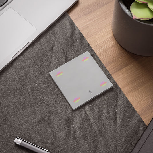 Post-it® Note Pads: Lost Remember Honor Lite Grey