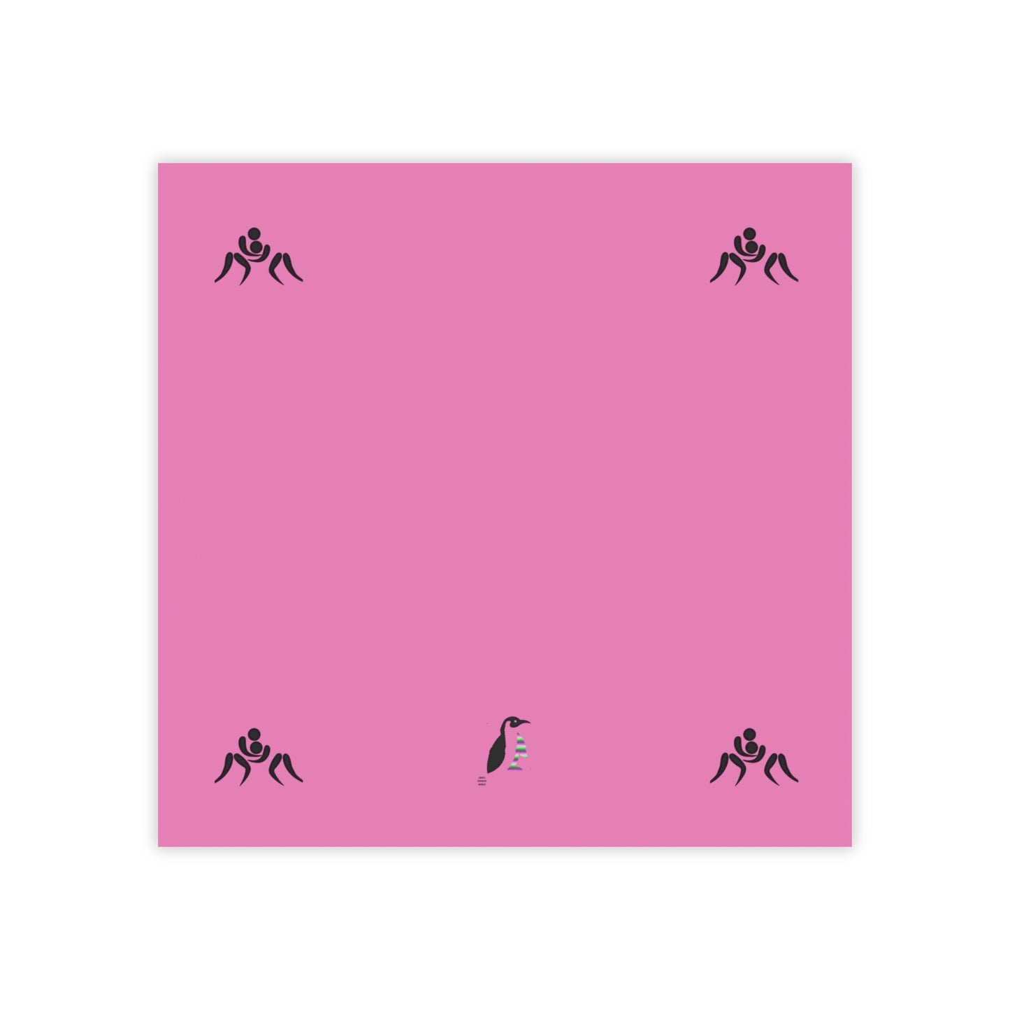 Post-it® Note Pads: Wrestling Lite Pink