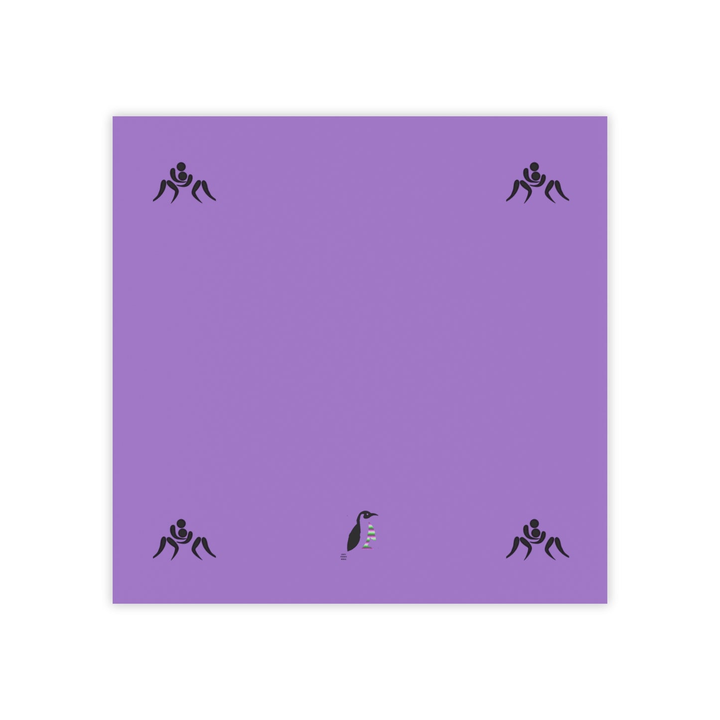 Post-it® Note Pads: Wrestling Lite Purple