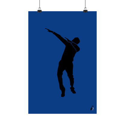 Premium Matte Vertical Posters: Dance Dark Blue