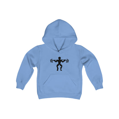 Youth Heavy Blend Hooded Sweatshirt: Weightlifting