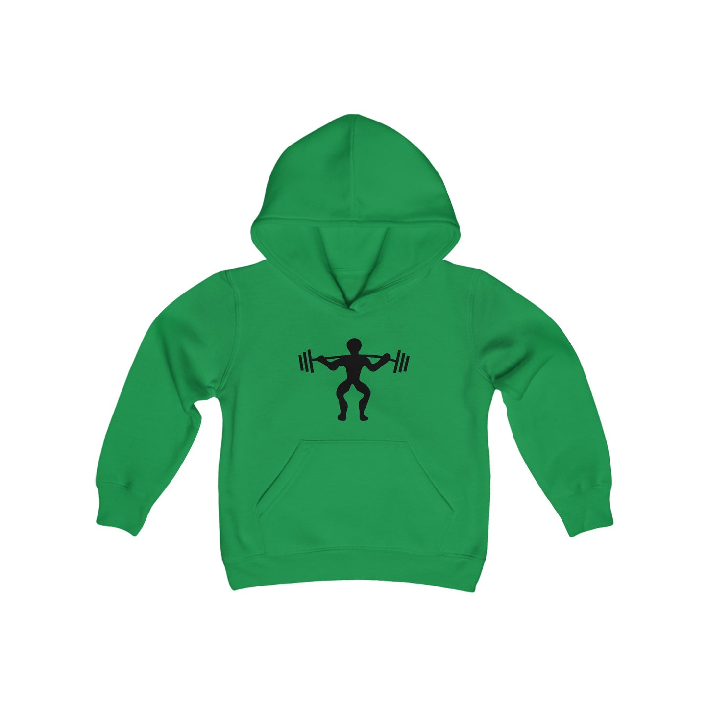 Youth Heavy Blend Hooded Sweatshirt: Weightlifting