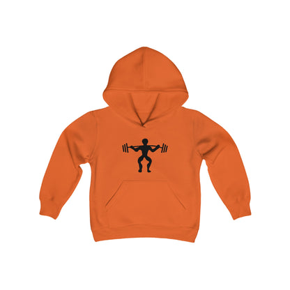 Youth Heavy Blend Hooded Sweatshirt: Weightlifting