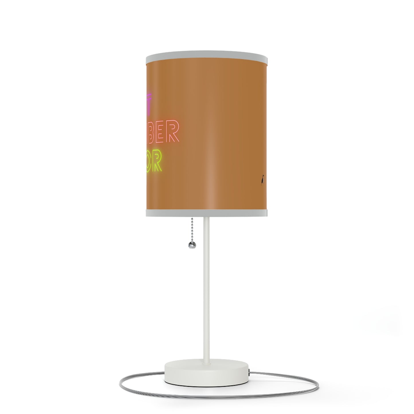 Lamp on a Stand, US|CA plug: Lost Remember Honor Lite Brown