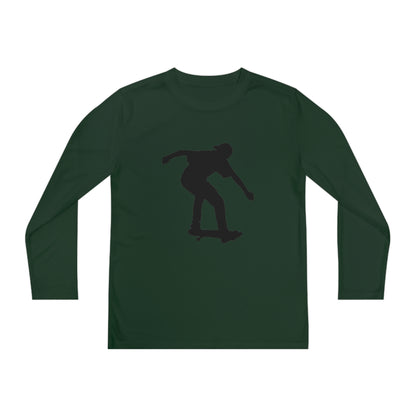 Youth Long Sleeve Competitor Tee: Skateboarding 