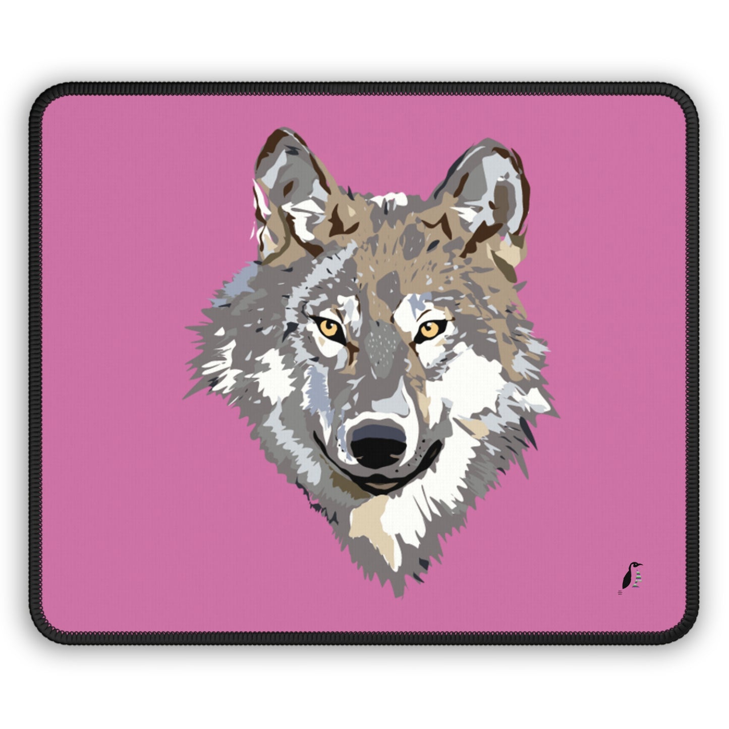 Gaming Mouse Pad: Wolves Lite Pink