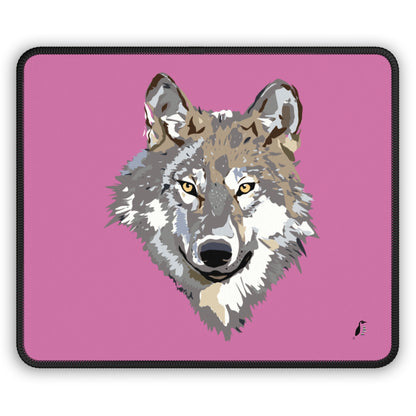 Gaming Mouse Pad: Wolves Lite Pink