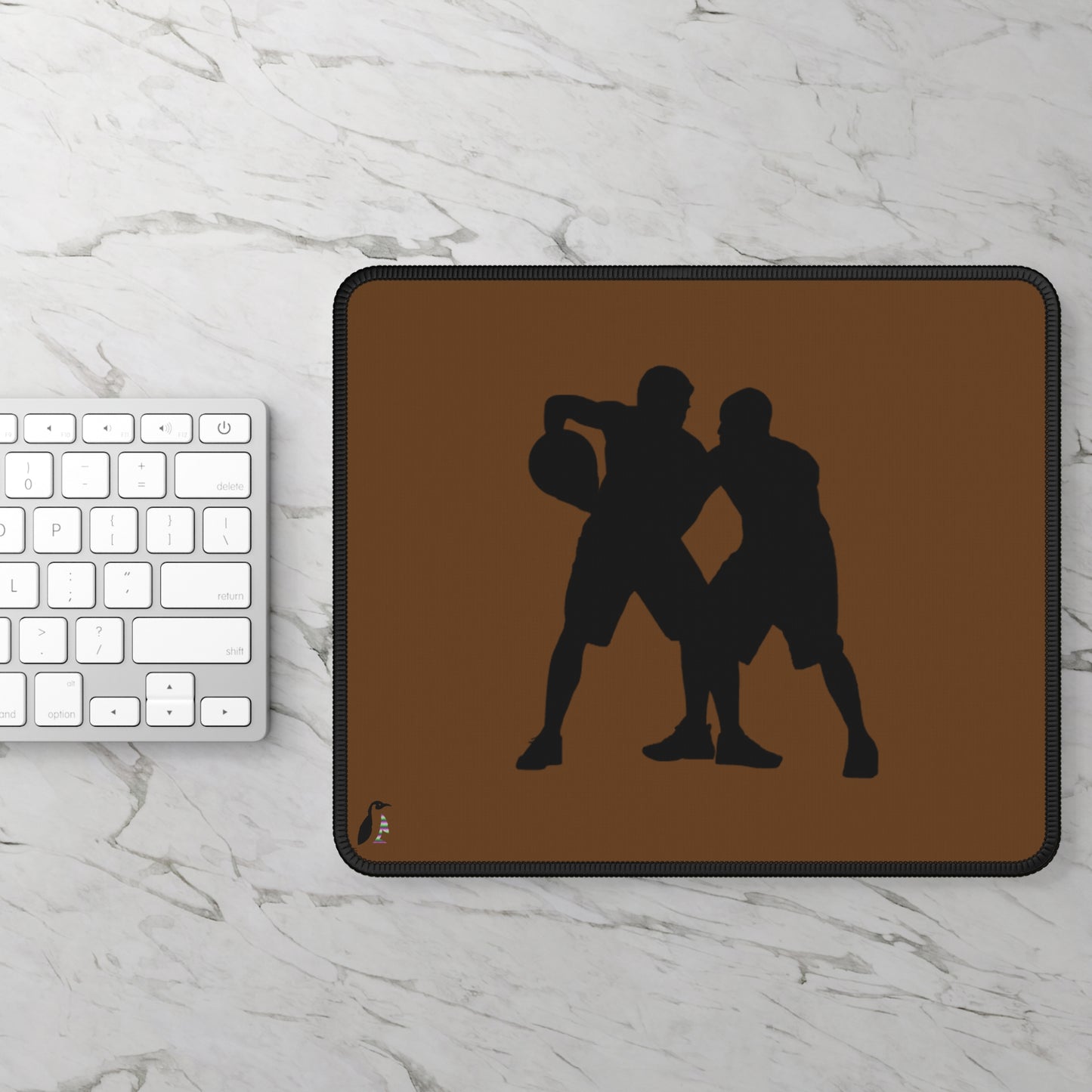 Gaming Mouse Pad: Basketball Brown