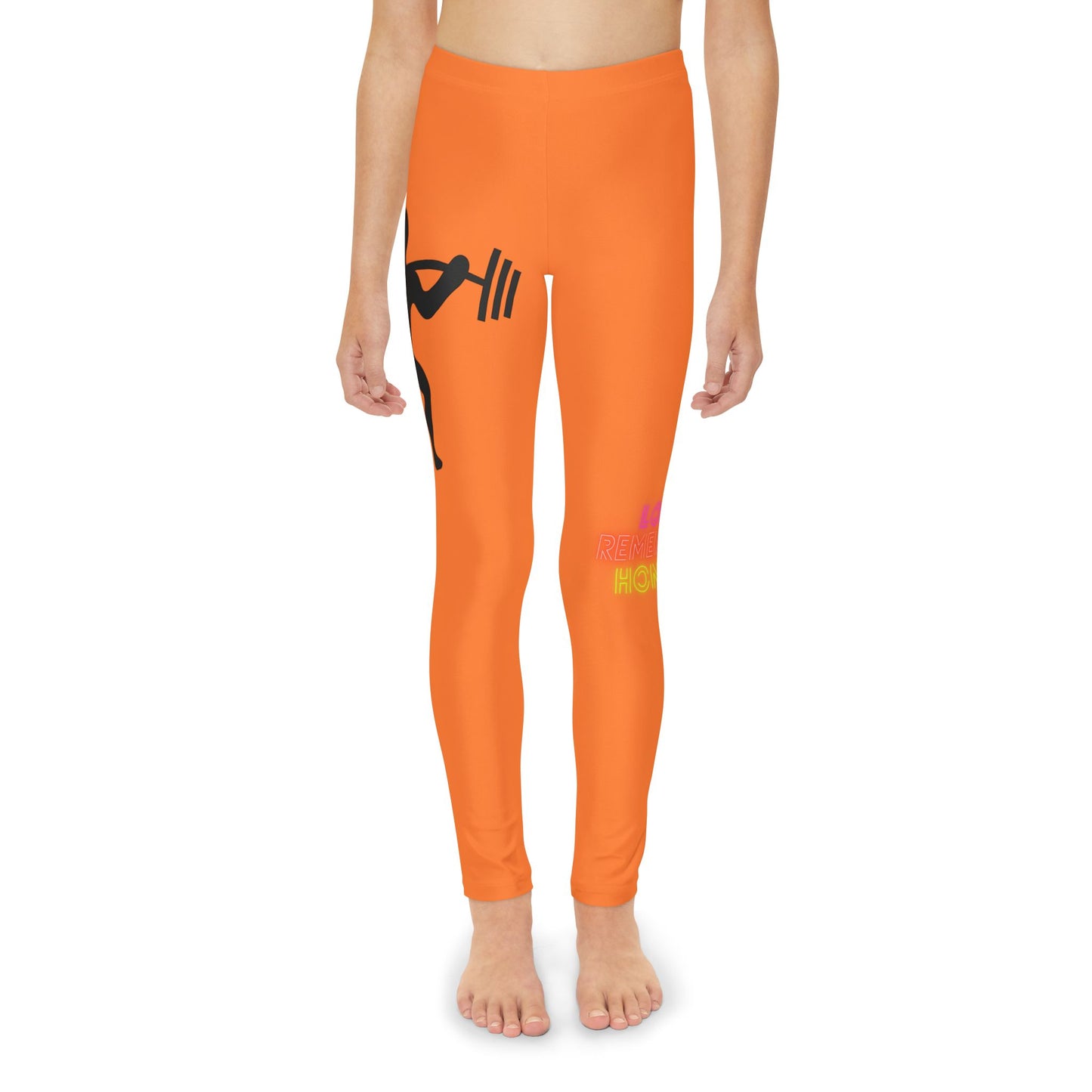 Youth Full-Length Leggings: Weightlifting Crusta