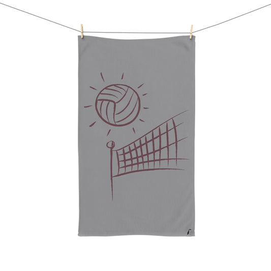 Hand Towel: Volleyball Grey