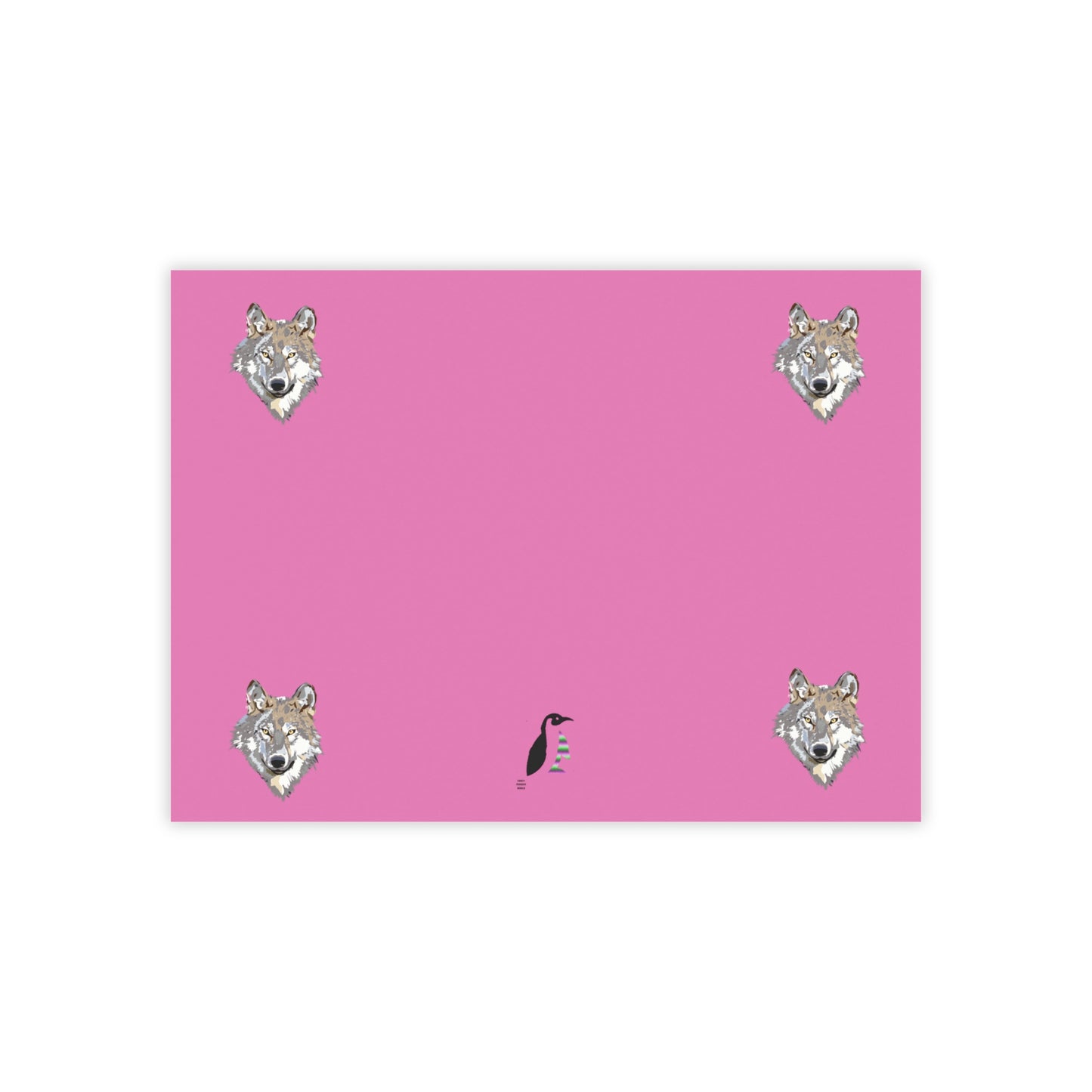 Post-it® Note Pads: Wolves Lite Pink