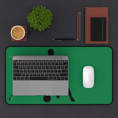 Desk Mat: Soccer Dark Green