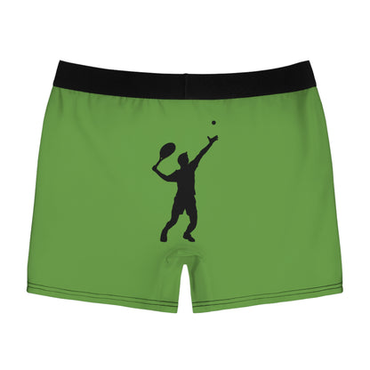 Men's Boxer Briefs: Tennis Green