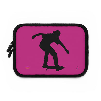 Laptop Sleeve: Skateboarding Pink